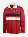 47 Brand Georgia Bulldogs Clubhouse Thames Rugby Shirt Polo UGA Kempt Menswear Athens Georgia Shopping Dawgs