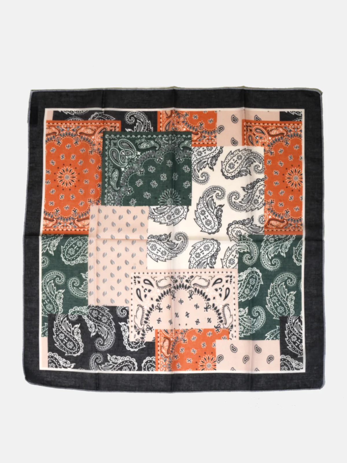 curated basics patchwork bandana polyester cotton blend kempt athens ga georgia men's clothing store