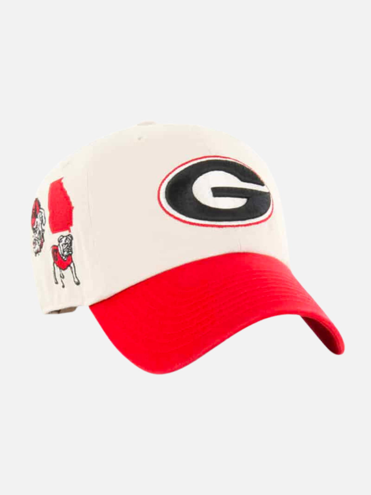 47 Black Georgia Bulldogs Clean Up Adjustable Hat