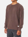 Katin Swell Sweater Rain Drum Brown Burgundy Crew Neck Mens Kempt Clothing Store Athens GA Gifts Holiday Shop Guys