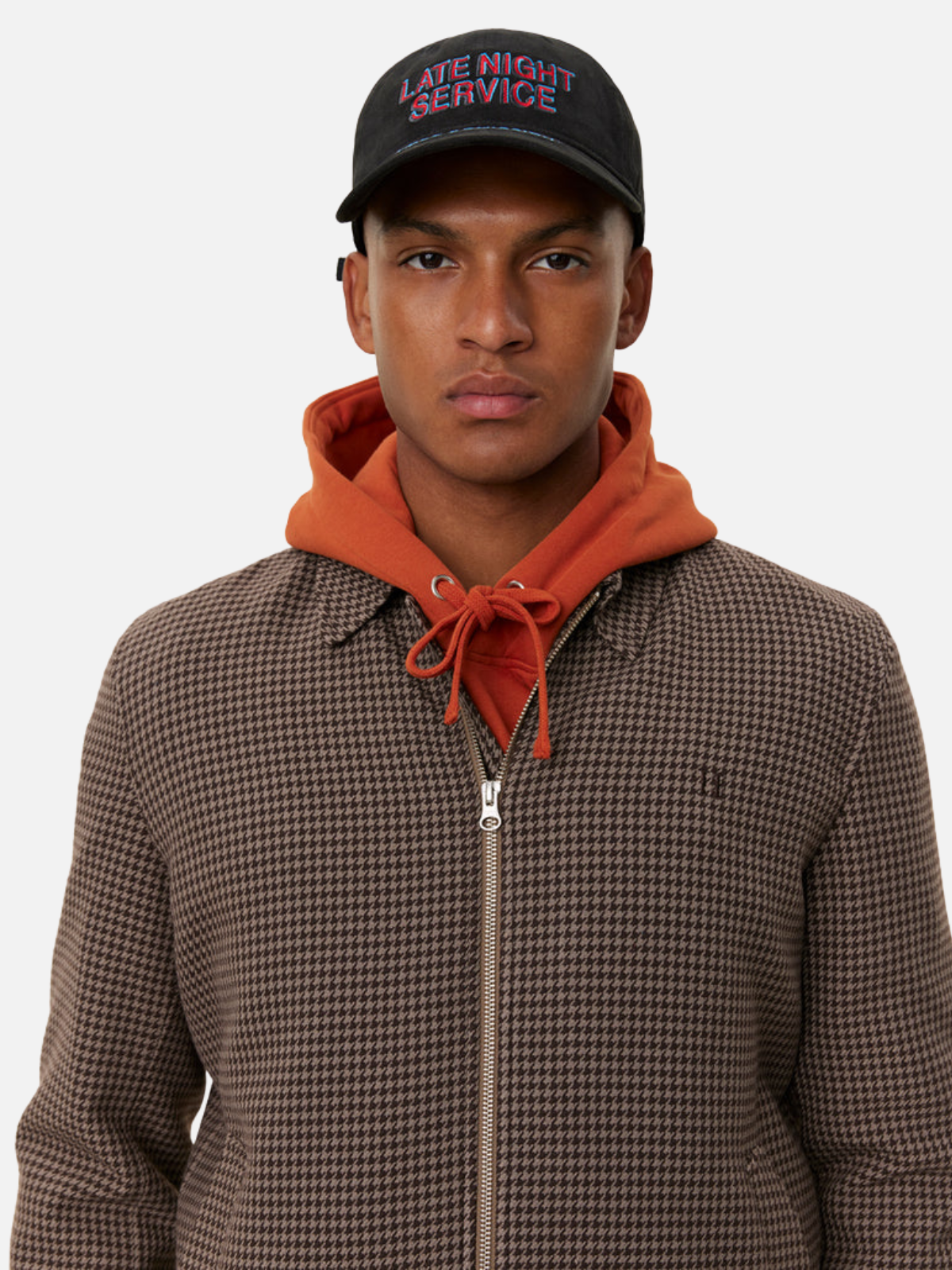 Les Deux Como Coach Jacket - Houndstooth