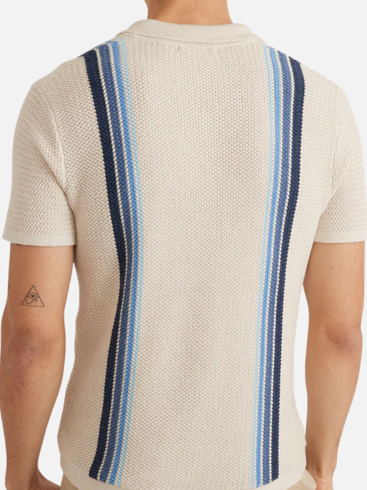 Marine Layer Conrad Stripe Sweater Polo