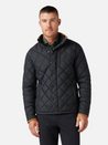 Mizzen and + Main Belmont Quilted Jacket Black Solid Fleece Lined Water Rain Proof Diamond Quilt Pattern Menswear Layering Kempt Athens Georgia Men's Clothing Accessories