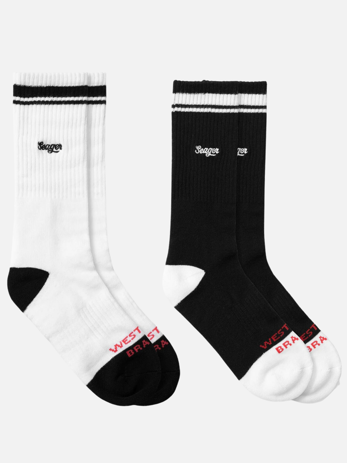 Crew Socks 2-Pack - Black