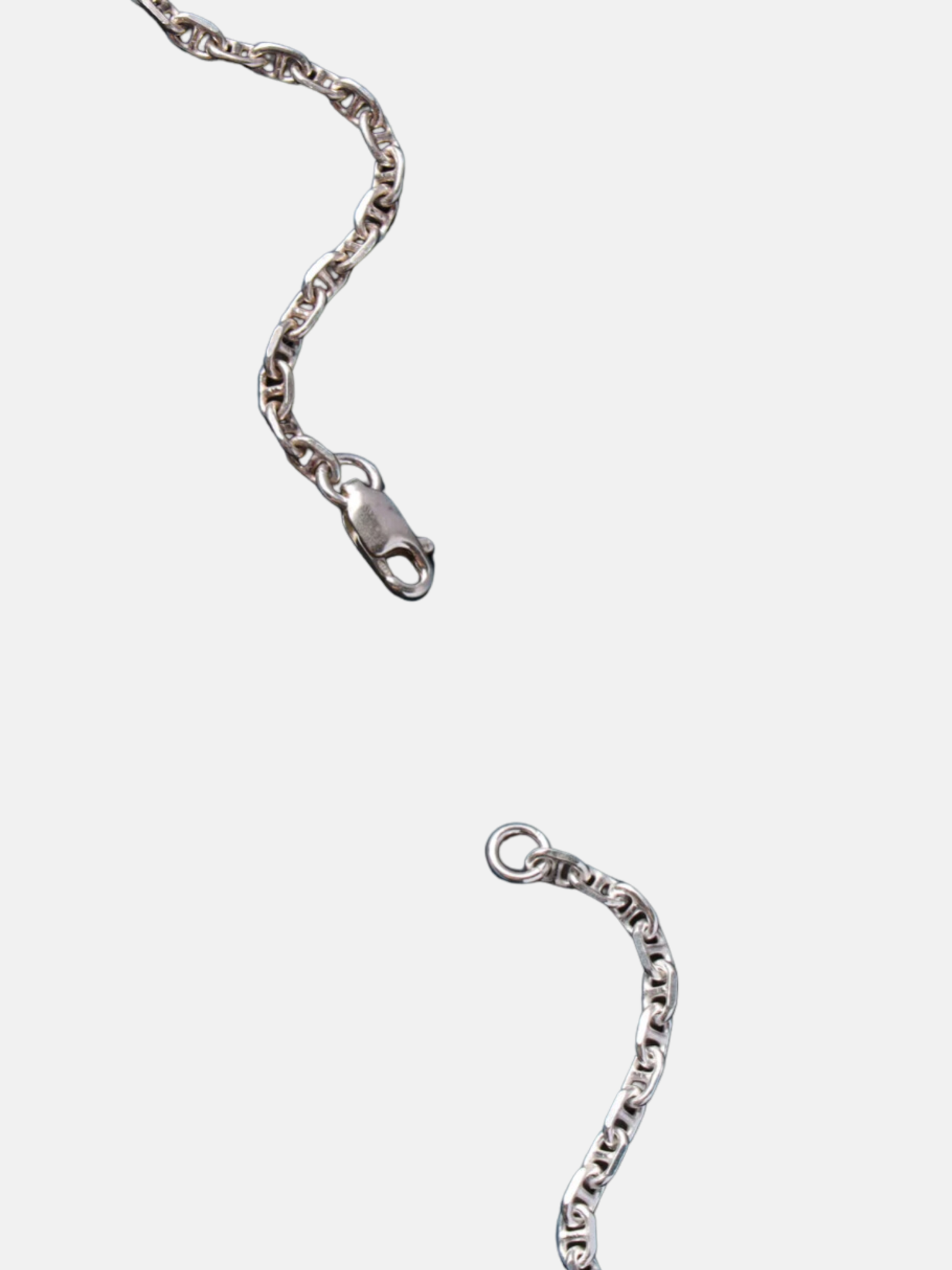 We Are All Smith 925 Sterling Silver Mini Anchor Chain Necklace for Men Kempt Athens Georgia Men's Clothing Store Men's Jewelry Accessories